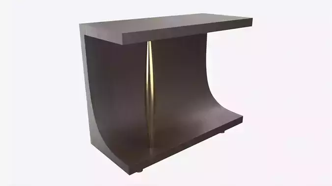 Console Baker Newel 3D model