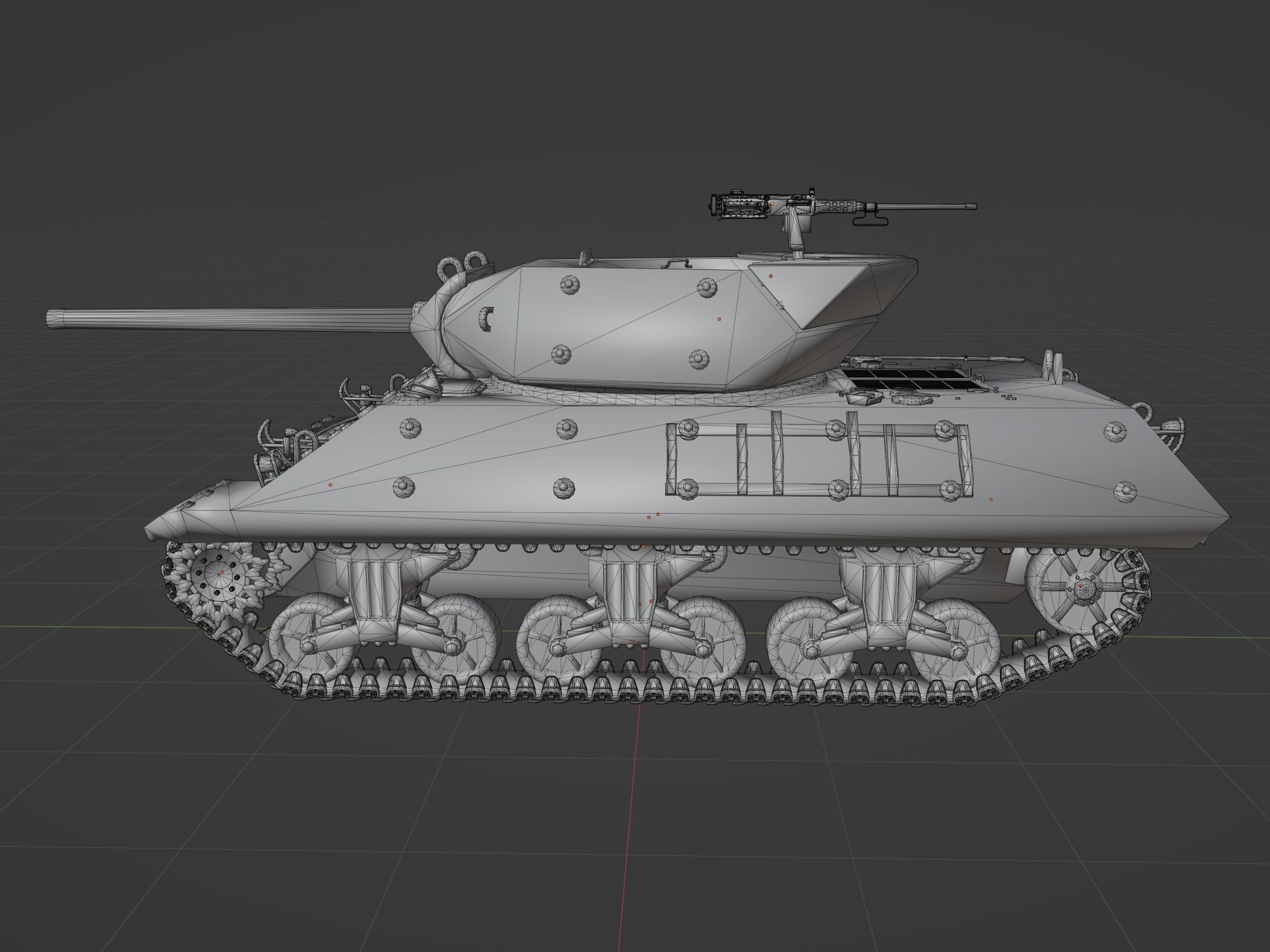 M10 Wolverine Low-poly 3D model_1