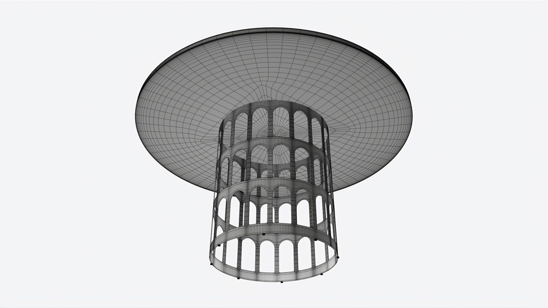 Dining Table Baker Colosseum 3D model_7