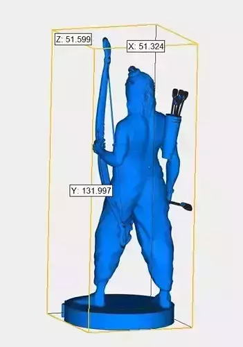 Shri Ram Vigrah- Lord Ram 3D  Idol