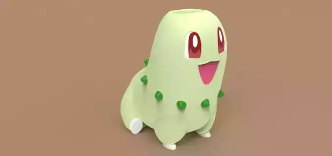Pokemon Chikorita Flowerpot