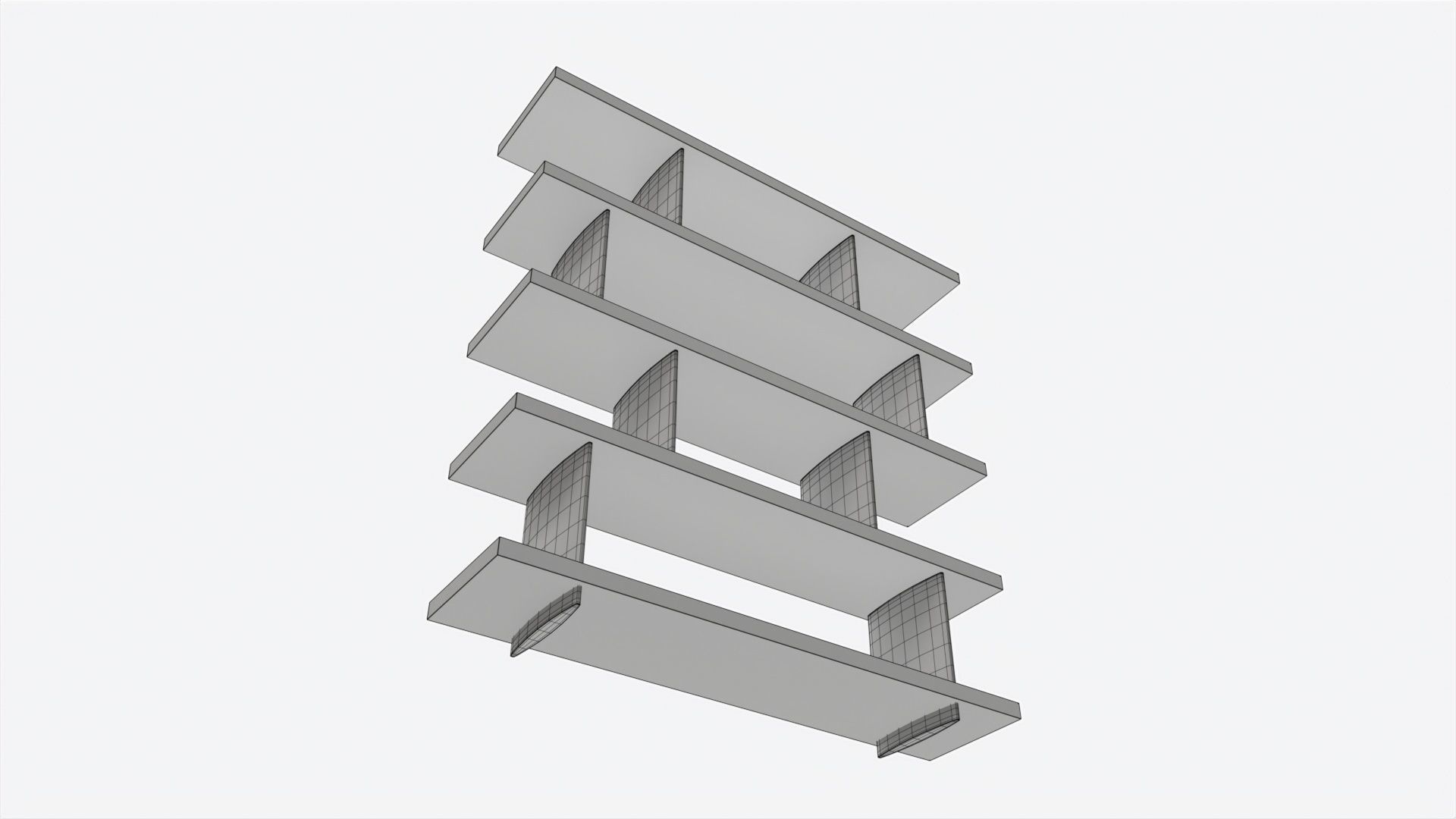 Etagere Baker Array 3D model_7