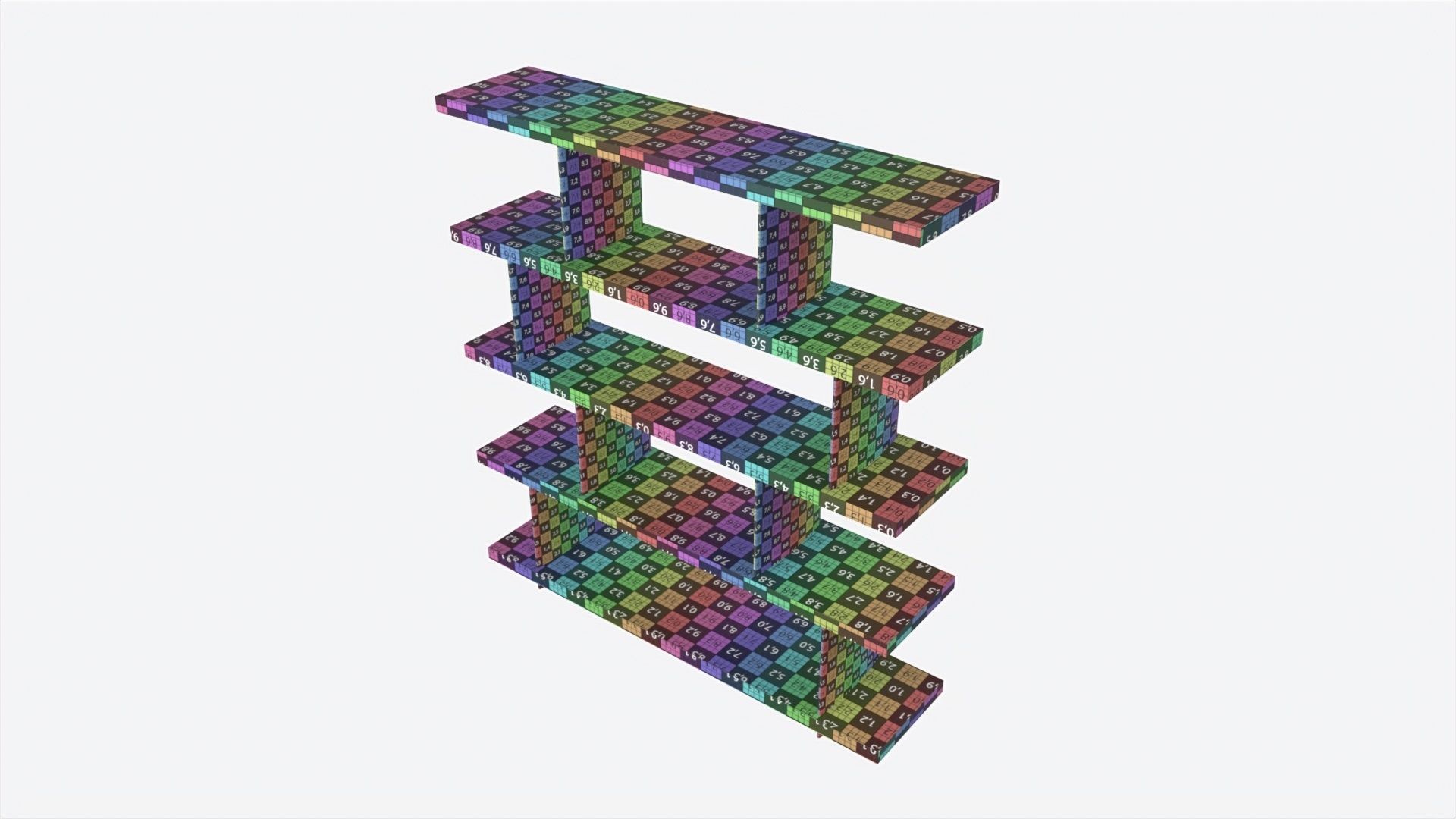 Etagere Baker Array 3D model_8