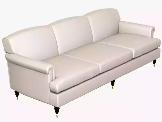 George Smith Short Scroll Arm Signature Sofa