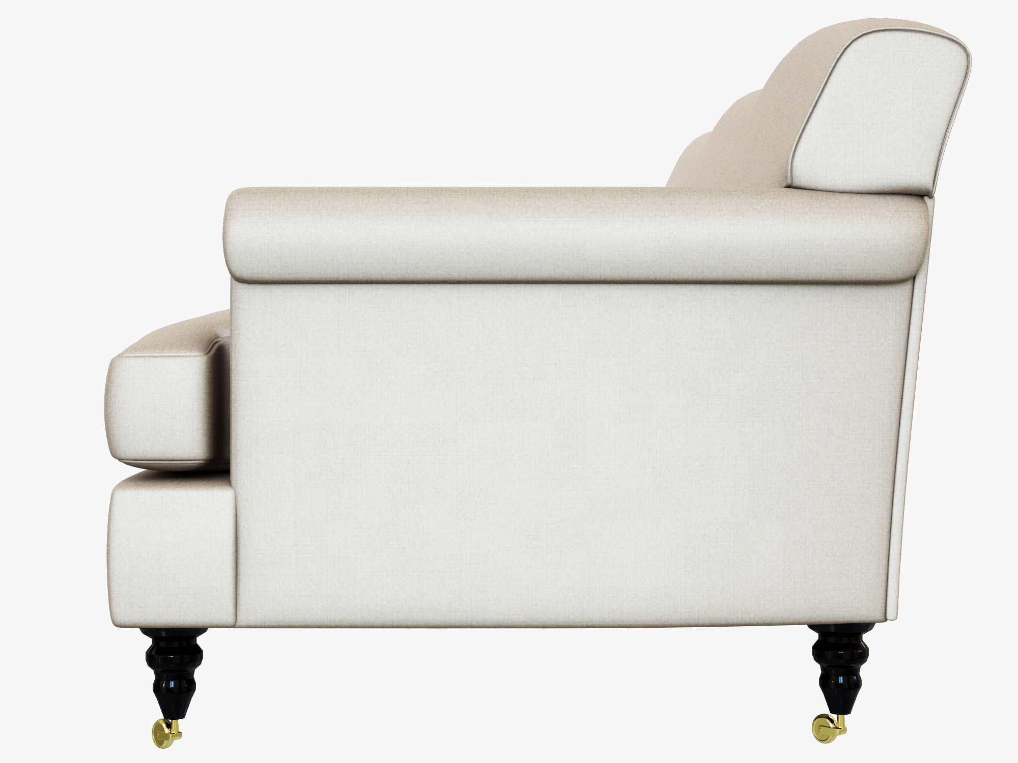 George Smith Short Scroll Arm Signature Sofa 3D model_2