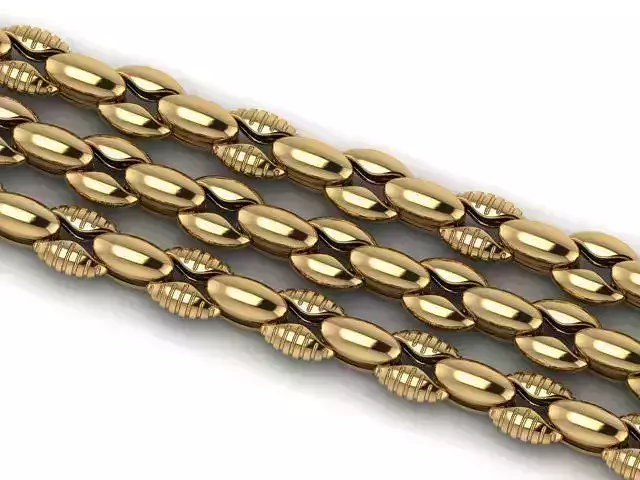 3 IN1 UNIQUE CHAIN LINK FOR ALL JEWELRY METAL 3D print model