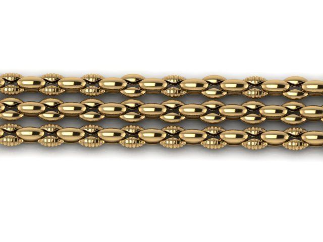 3 IN1 UNIQUE CHAIN LINK FOR ALL JEWELRY METAL 3D print model_1