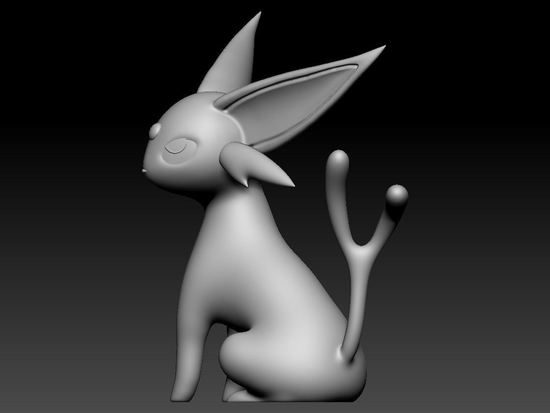 Espeon 3D print model_4