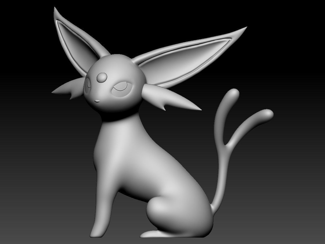 Espeon 3D print model_2