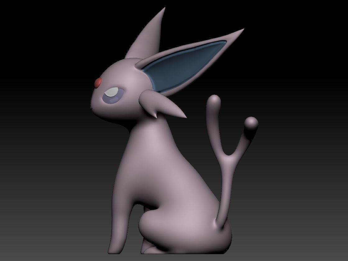 Espeon 3D print model_3