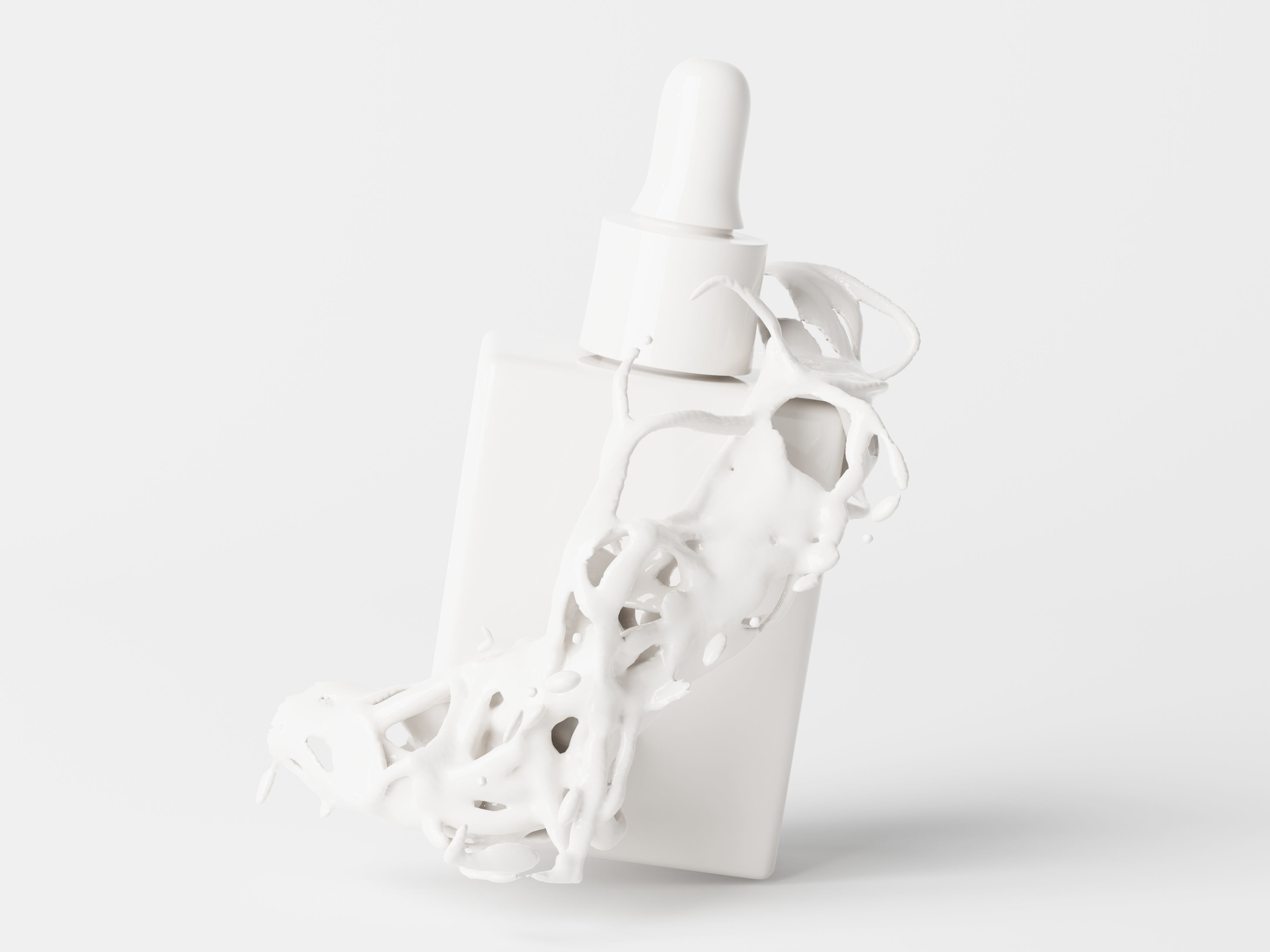 Square Dropper Bottle 3D Model 3D model_10