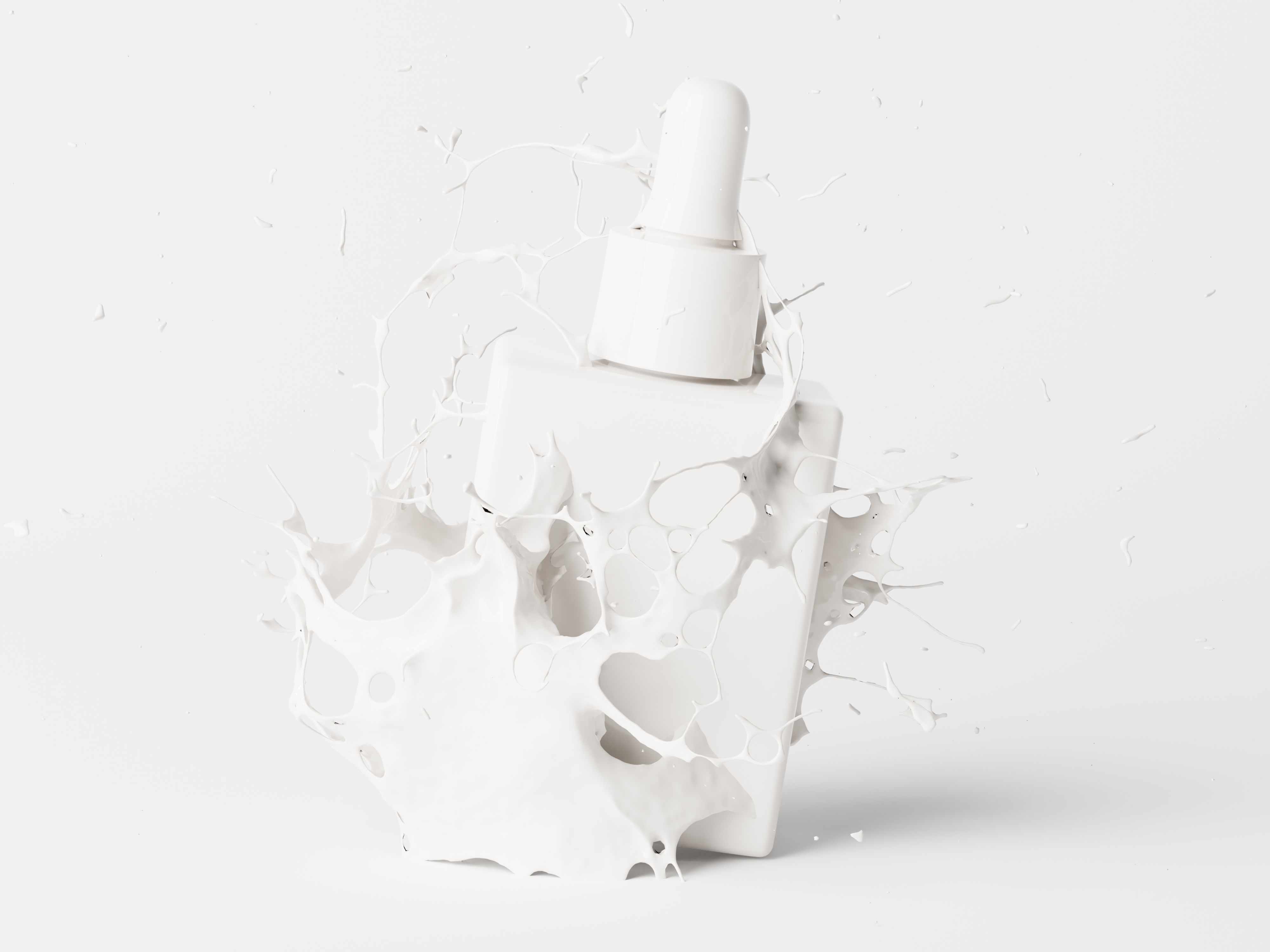 Square Dropper Bottle 3D Model 3D model_7