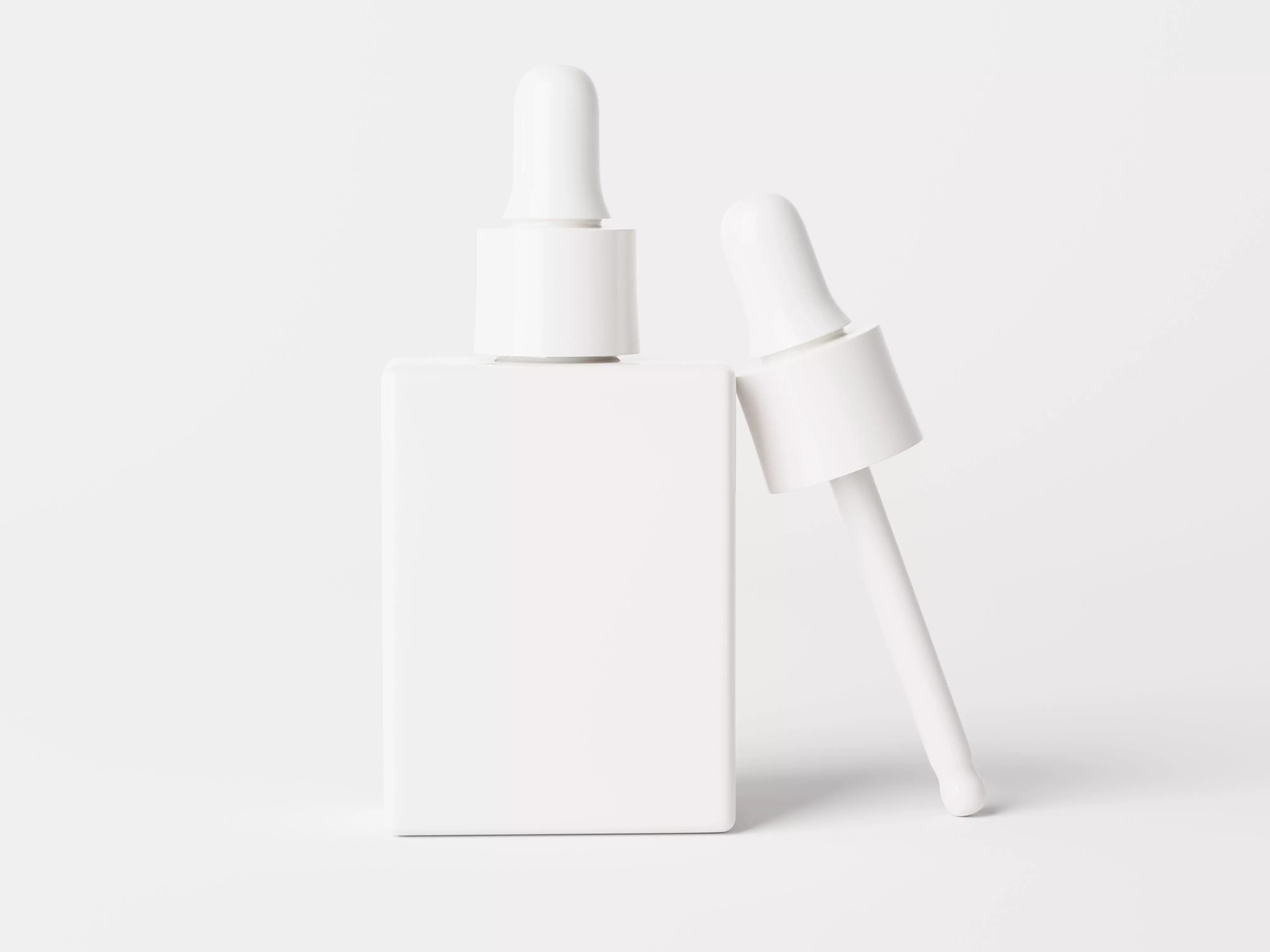Square Dropper Bottle 3D Model 3D model_0