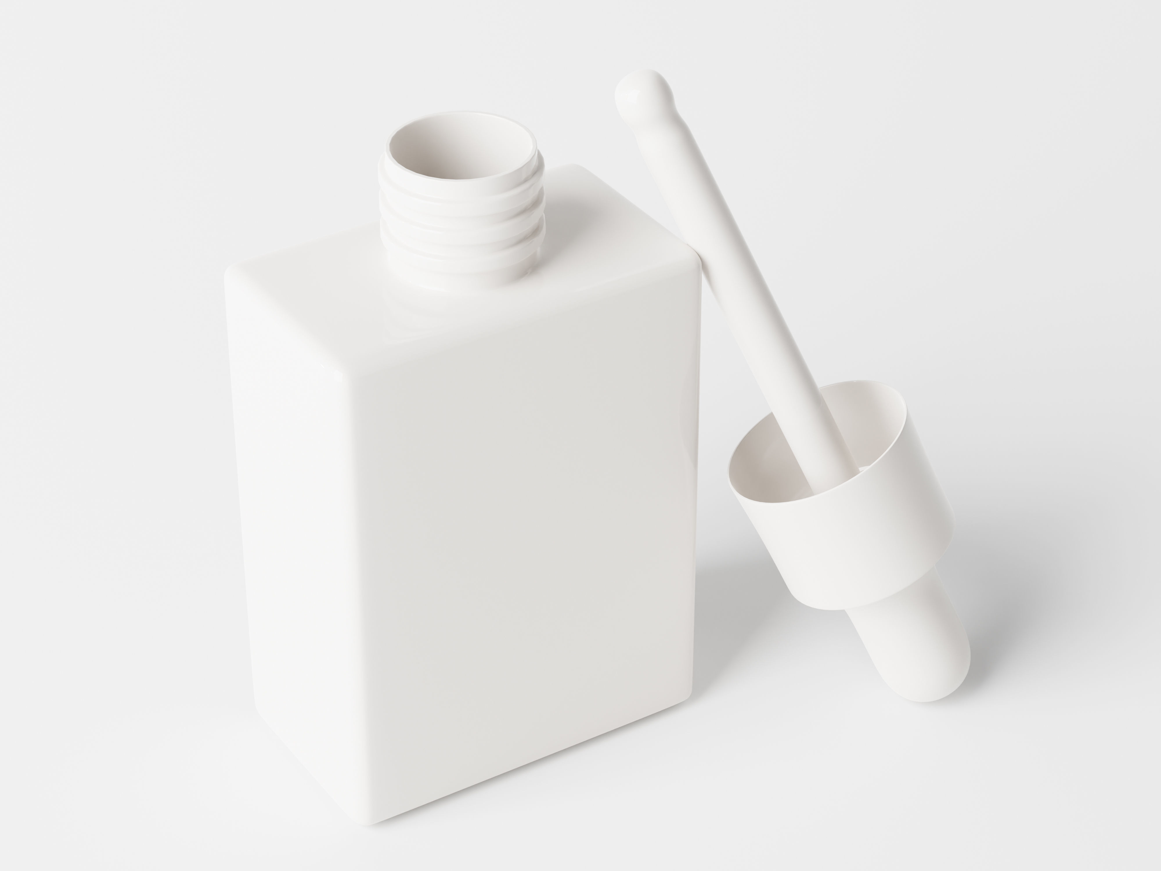Square Dropper Bottle 3D Model 3D model_3