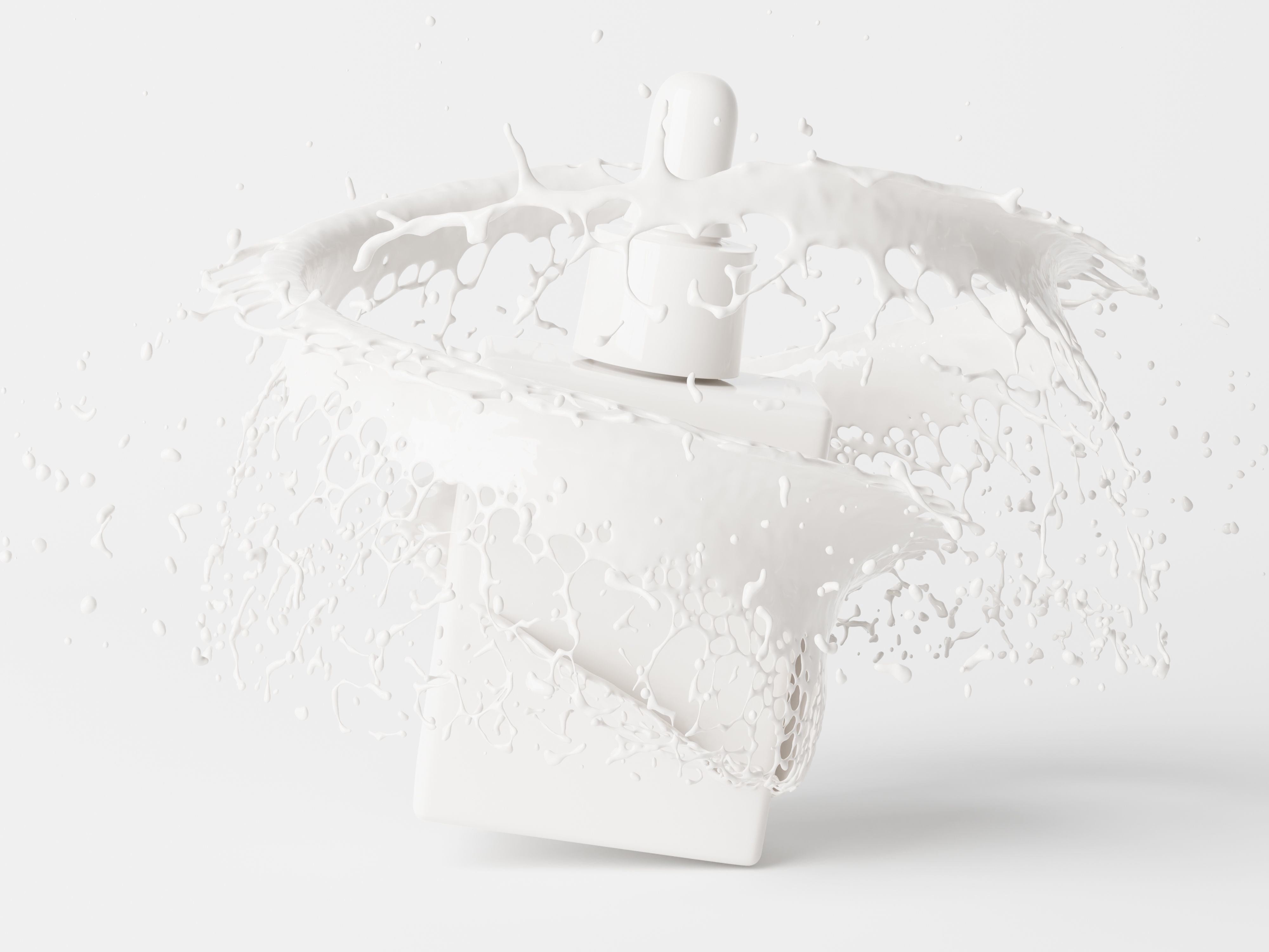 Square Dropper Bottle 3D Model 3D model_11