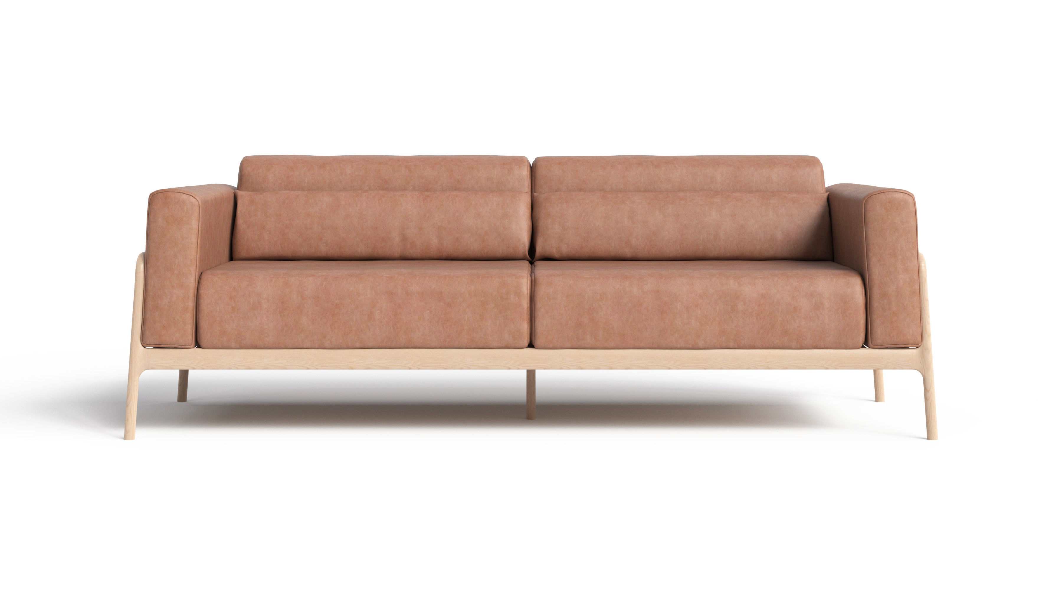 Leather Sofa 3D model_2