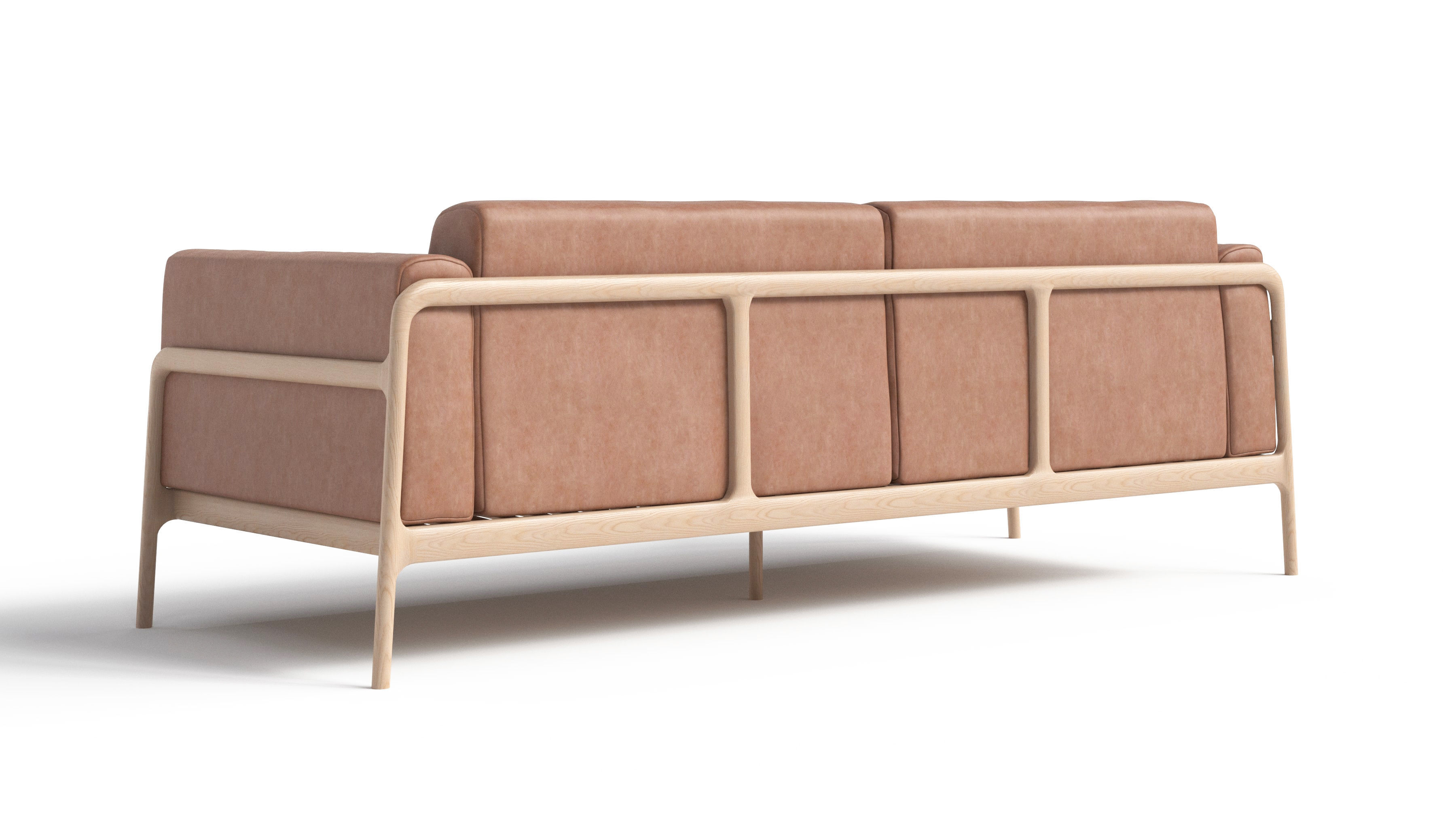 Leather Sofa 3D model_3