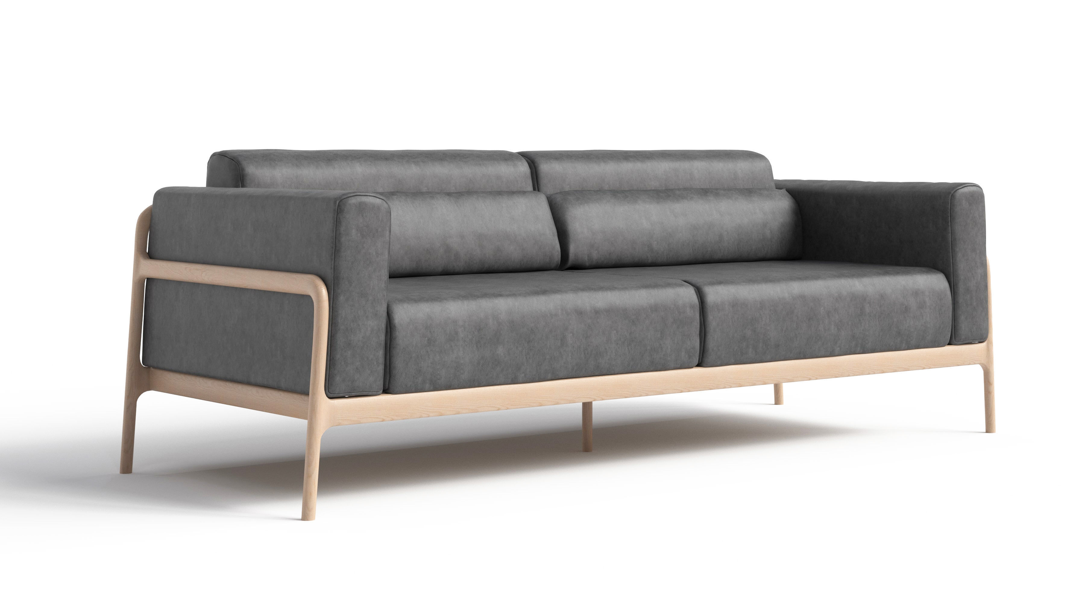 Leather Sofa 3D model_8