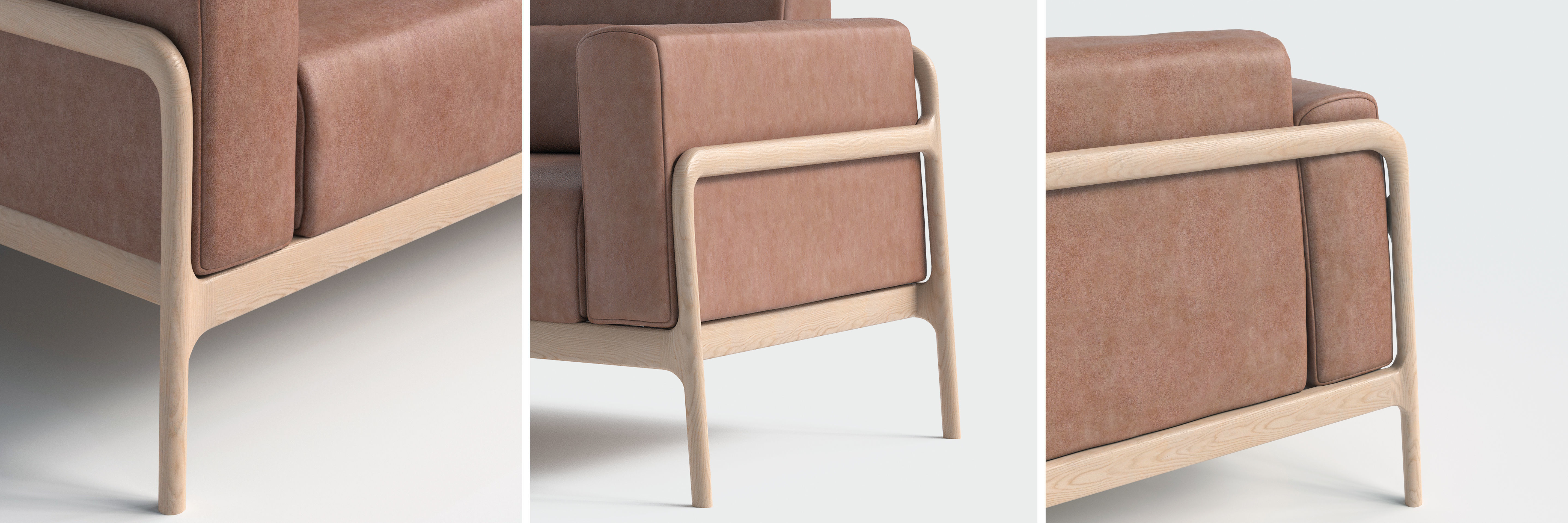 Leather Sofa 3D model_6