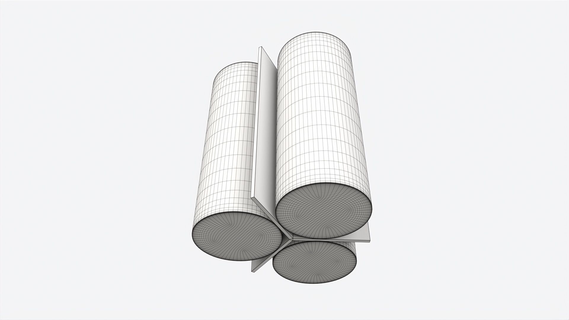 Side Table Baker Cylinder 3D model_6