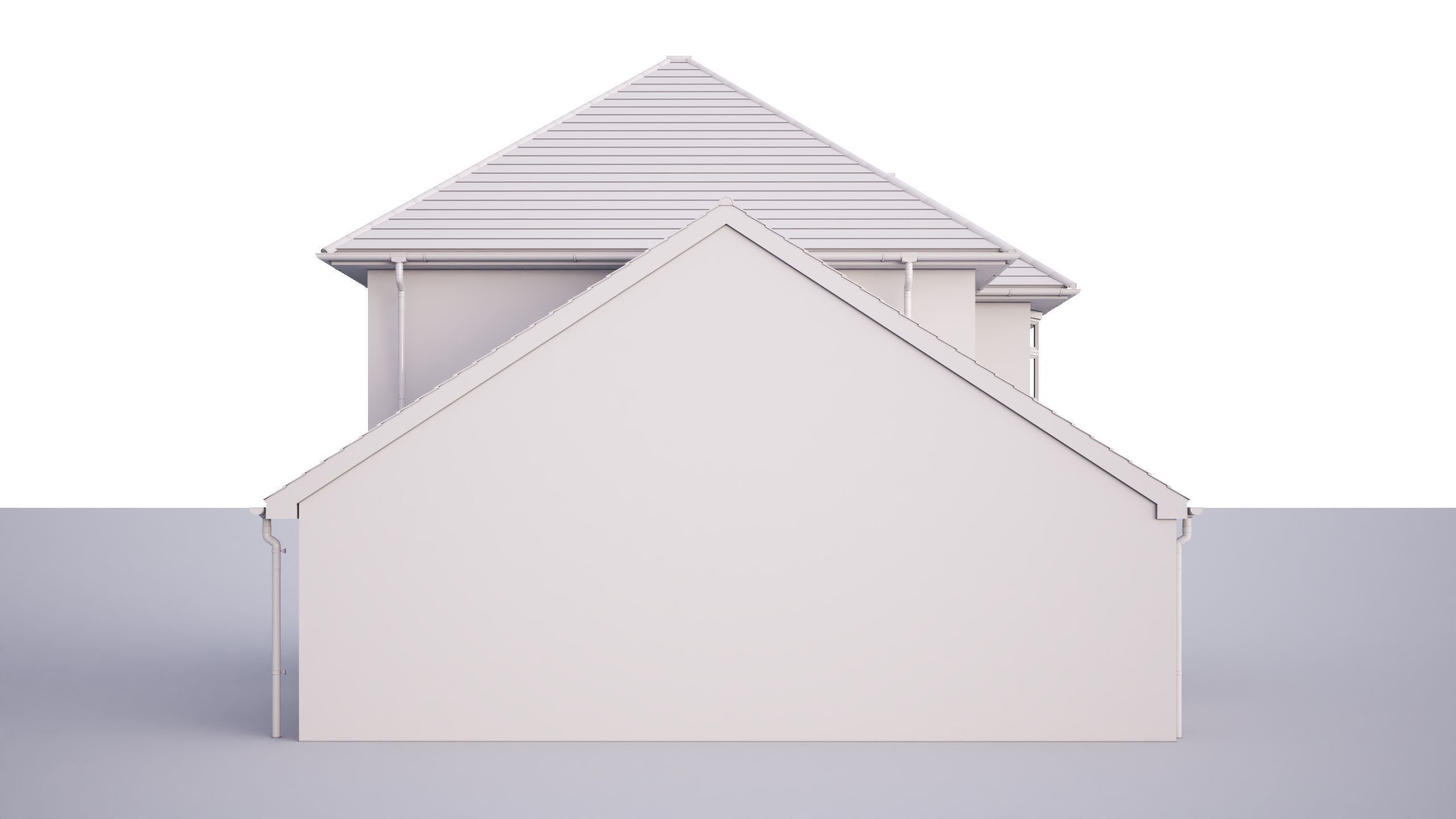 British House Queens Edith Way 2 3D model_4