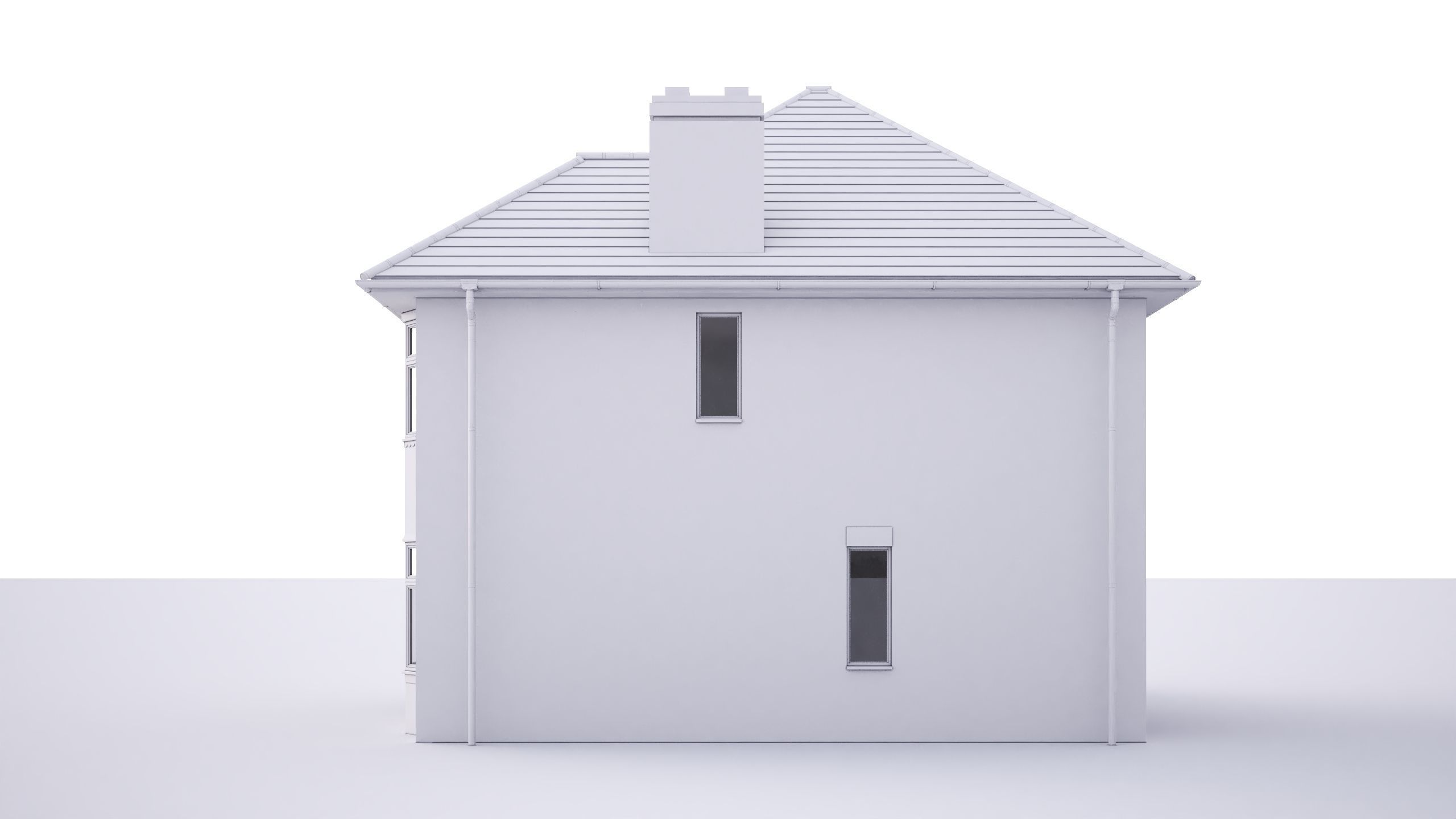 British House Queens Edith Way 2 3D model_5