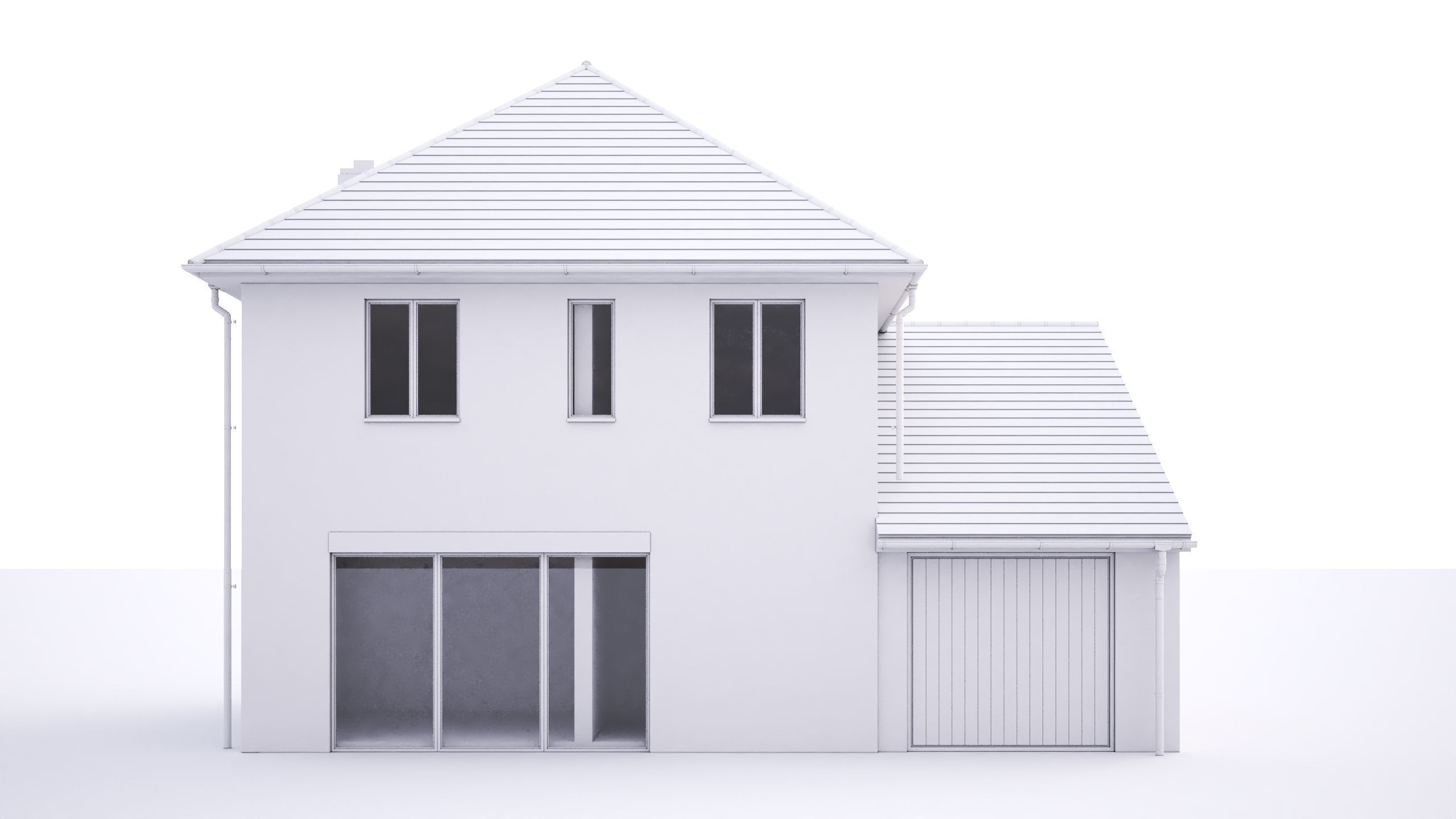 British House Queens Edith Way 2 3D model_2