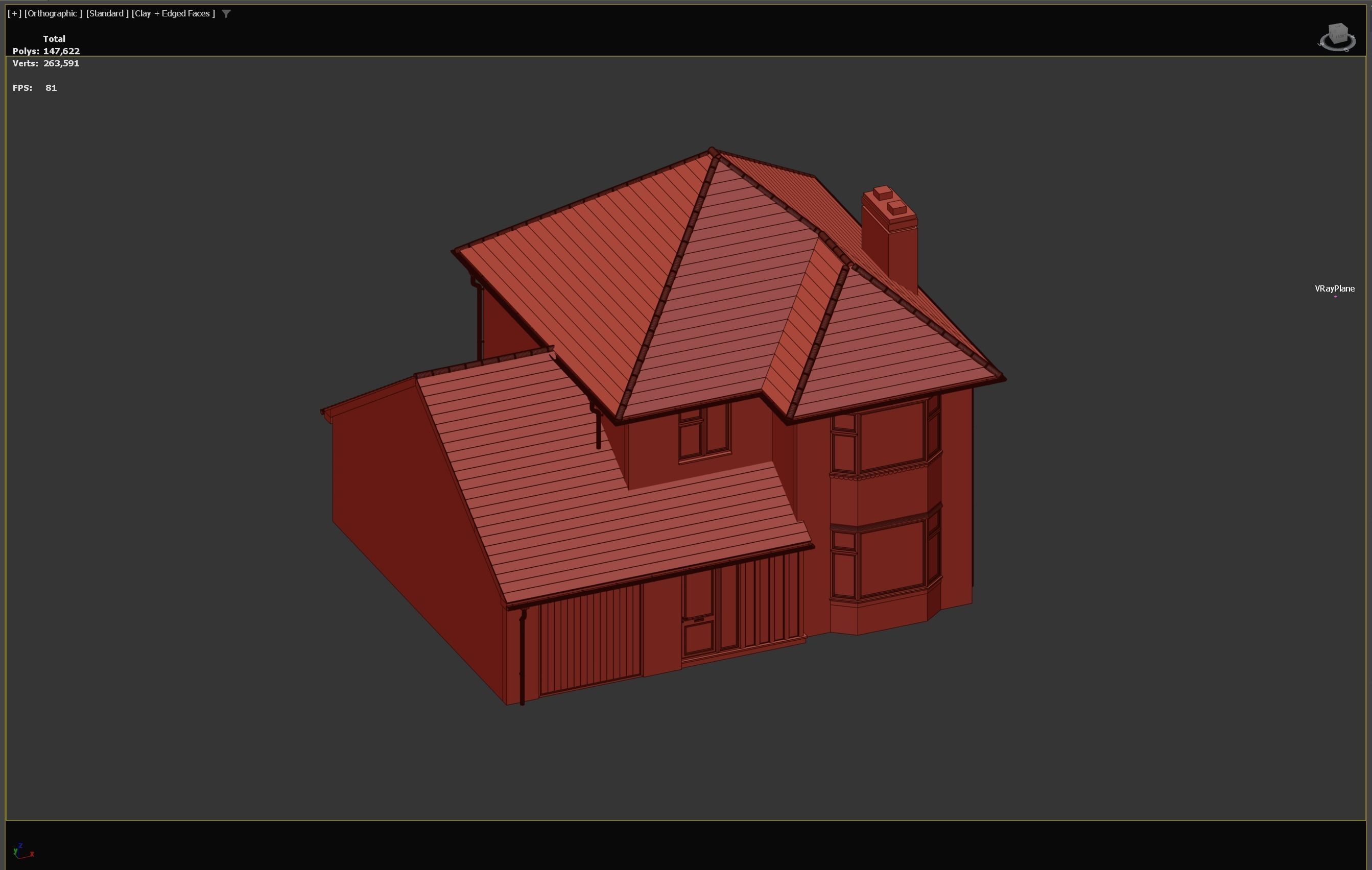 British House Queens Edith Way 2 3D model_7