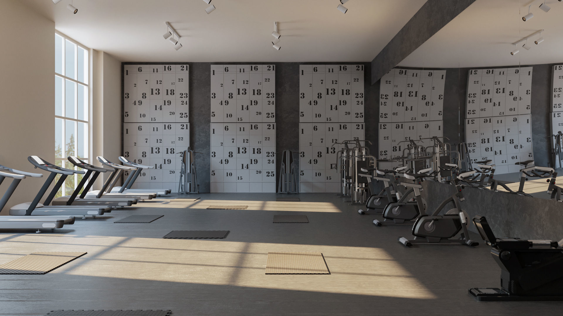 Athletic club 3D model_1