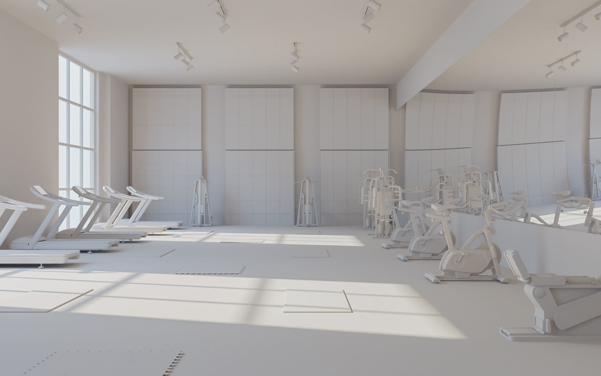 Athletic club 3D model_6