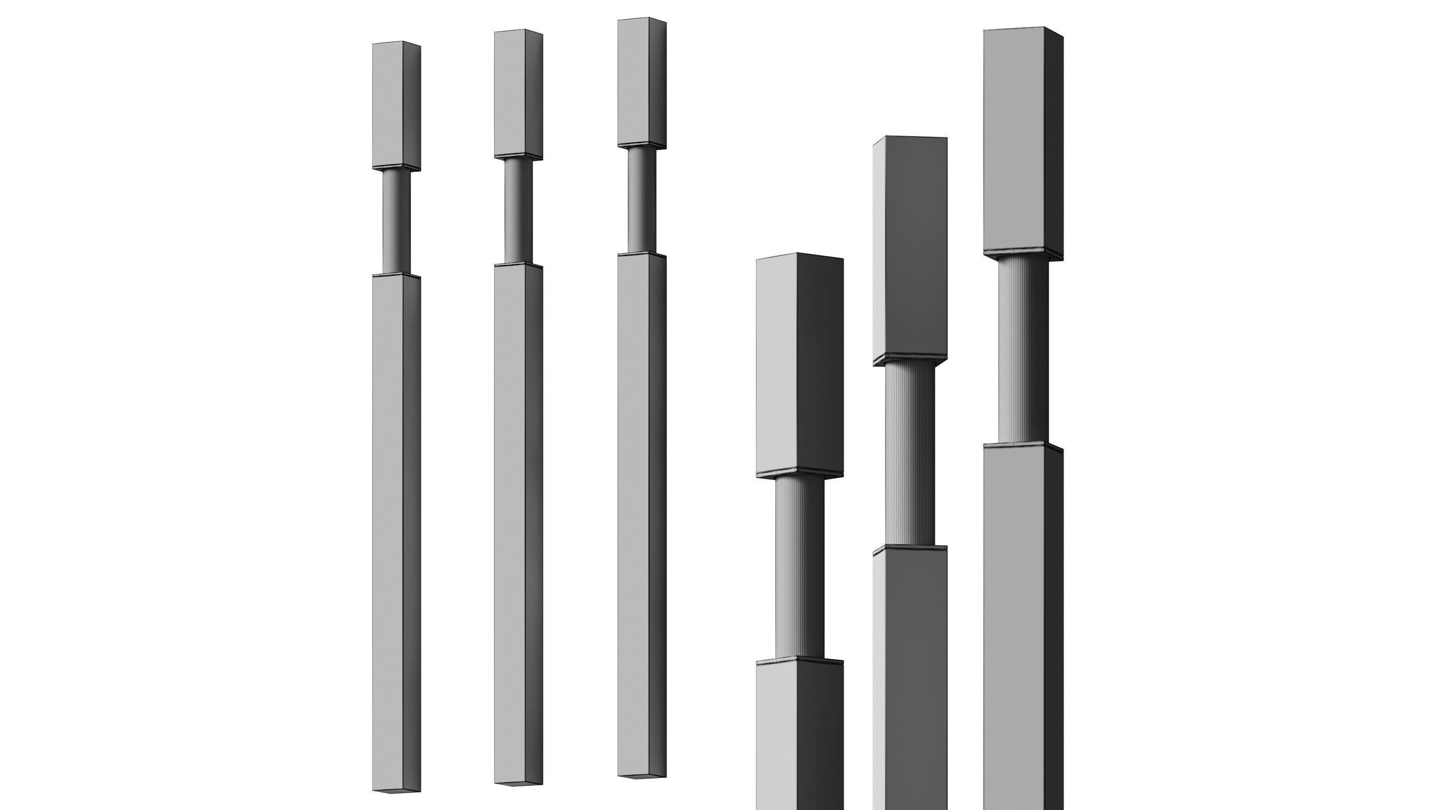 Daikon Stilk Sconce 3D model_2