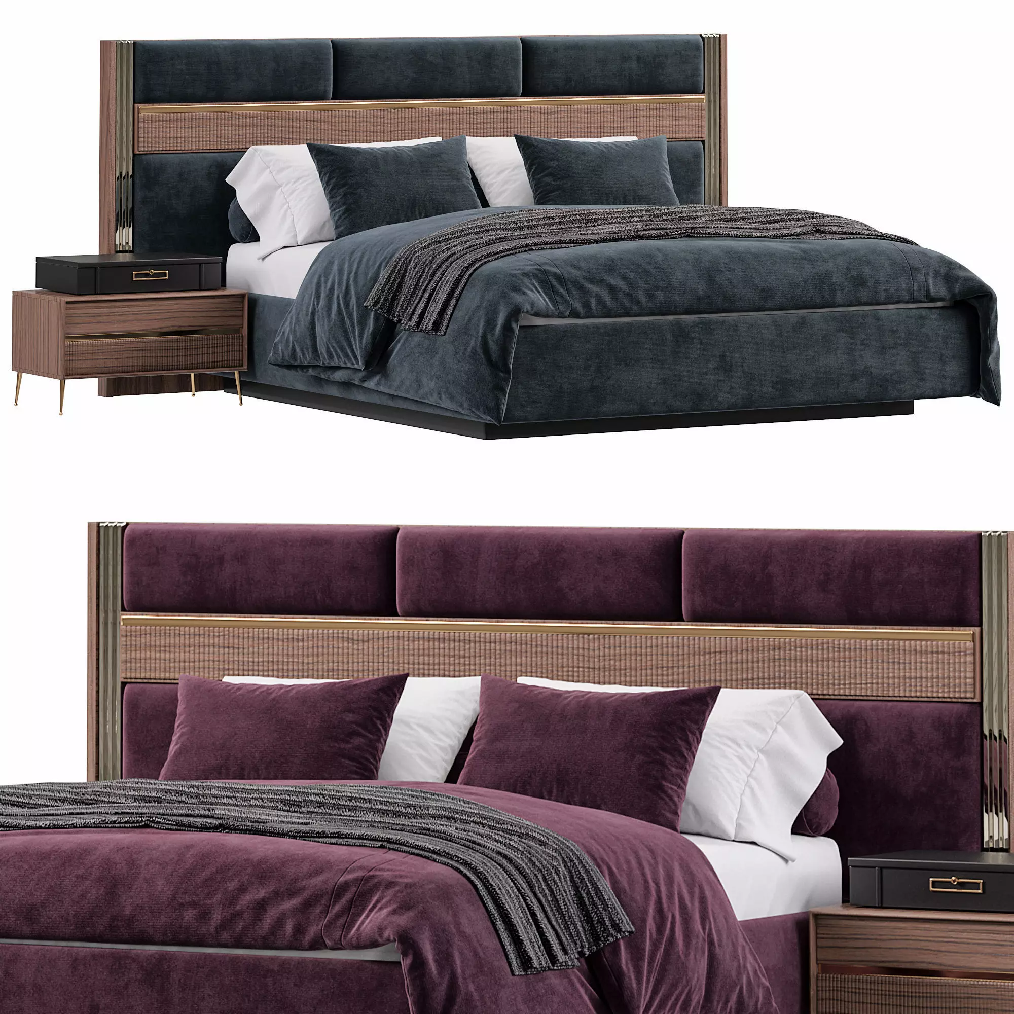 Arteon Bed By Akyuz Mobilya Collection 3D model