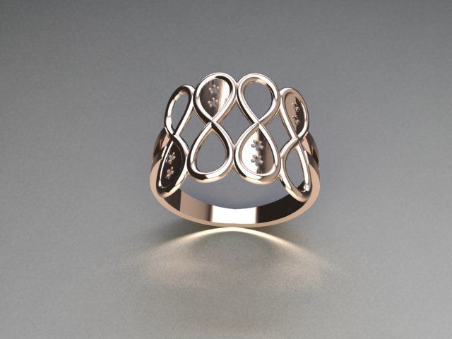 jewelry ring 3D print model_3