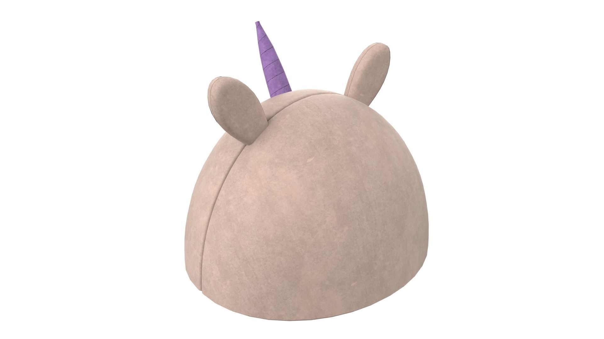 Unicorn Meow Hut Cat Hut Cat Tent Cozy Gray 3D model_3