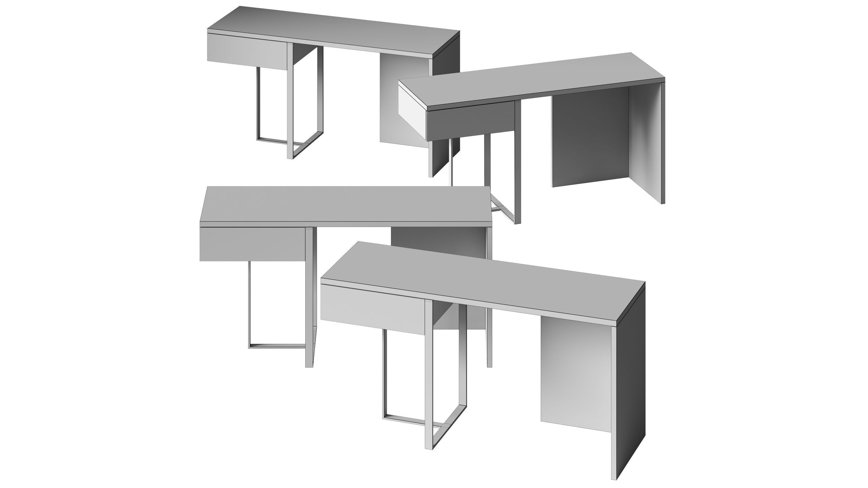 Novamobili - Desk 3D model_2