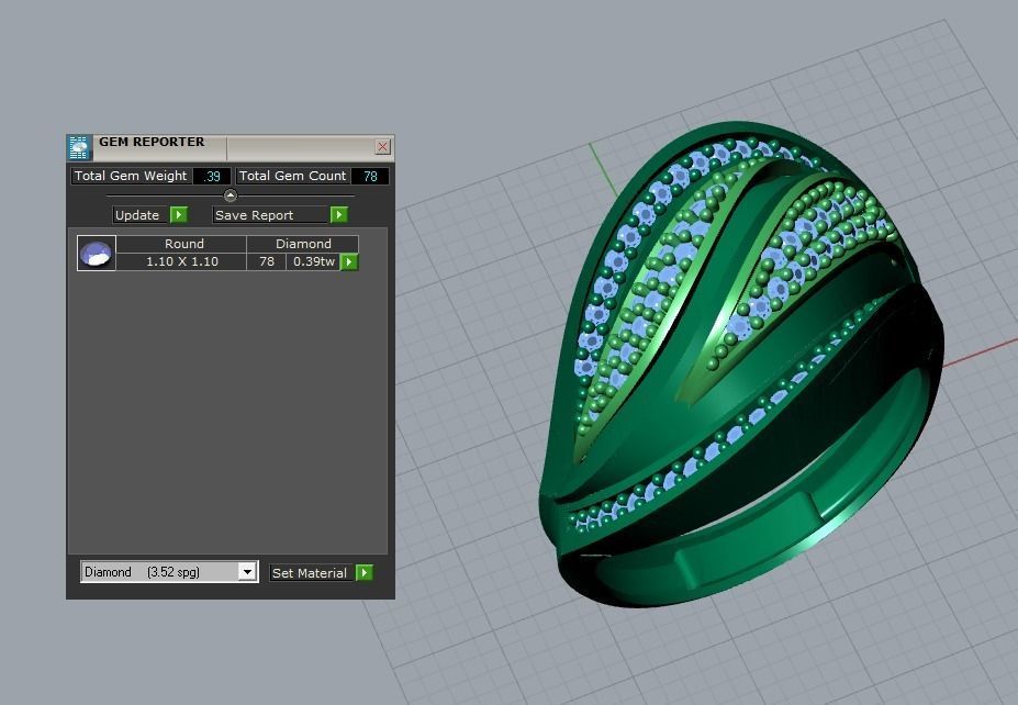 jewelry ring 3D print model_5