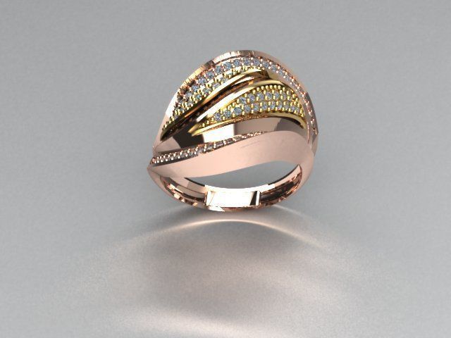 jewelry ring 3D print model_2