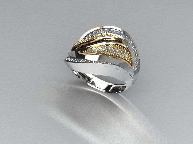 jewelry ring 3D print model_3