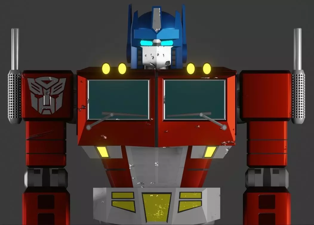 Optimus Prime Free 3D model_0
