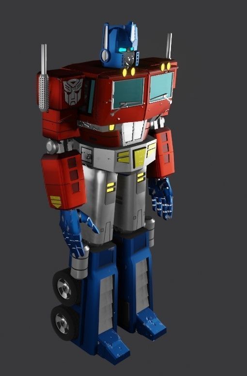 Optimus Prime Free 3D model_1
