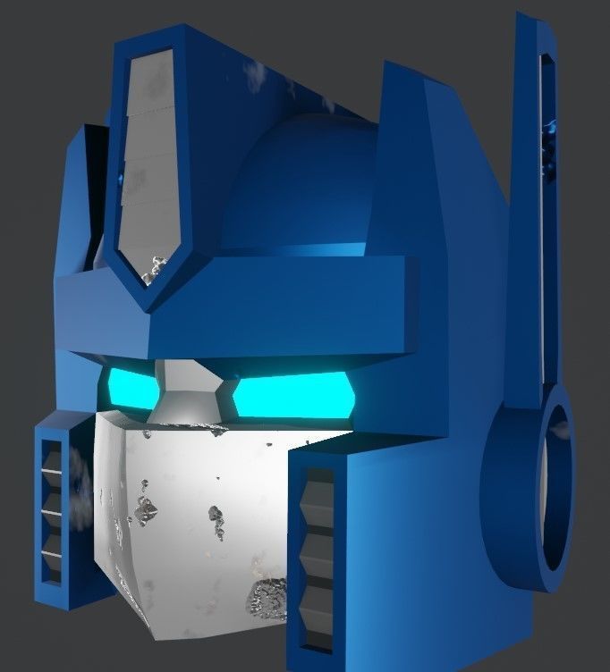 Optimus Prime Free 3D model_6