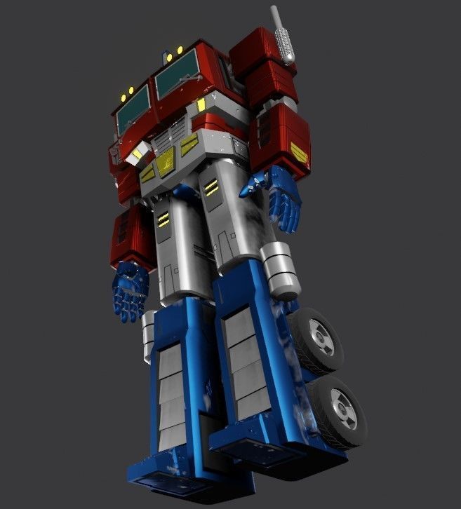 Optimus Prime Free 3D model_3
