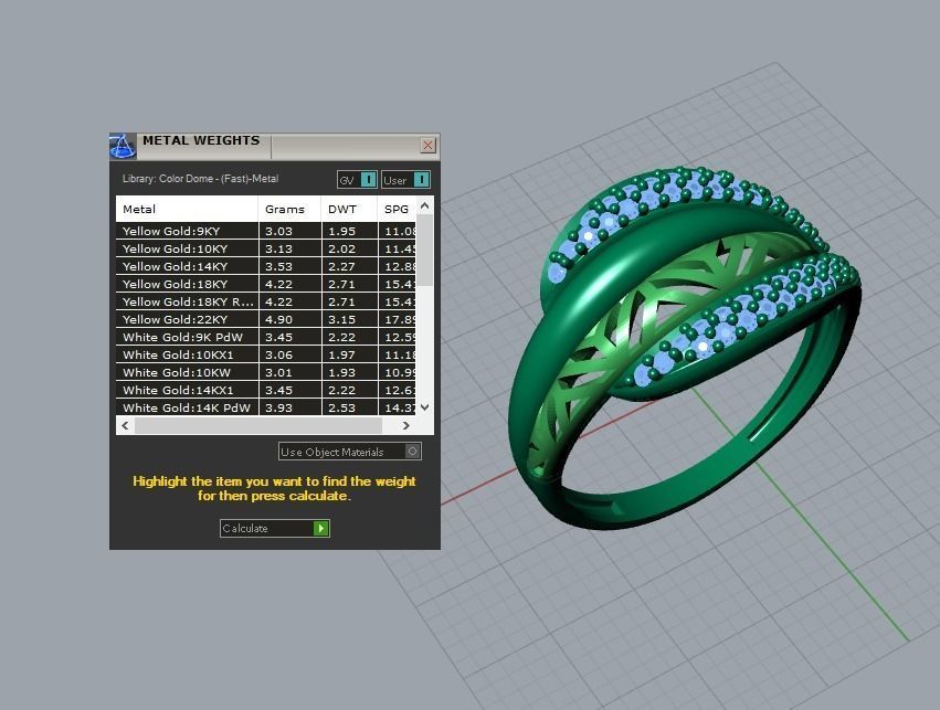 jewelry ring 3D print model_6