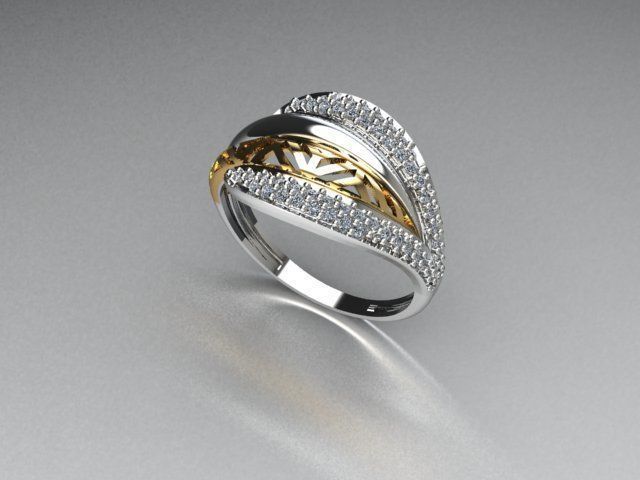 jewelry ring 3D print model_2