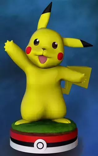 Pikachu 3D print model