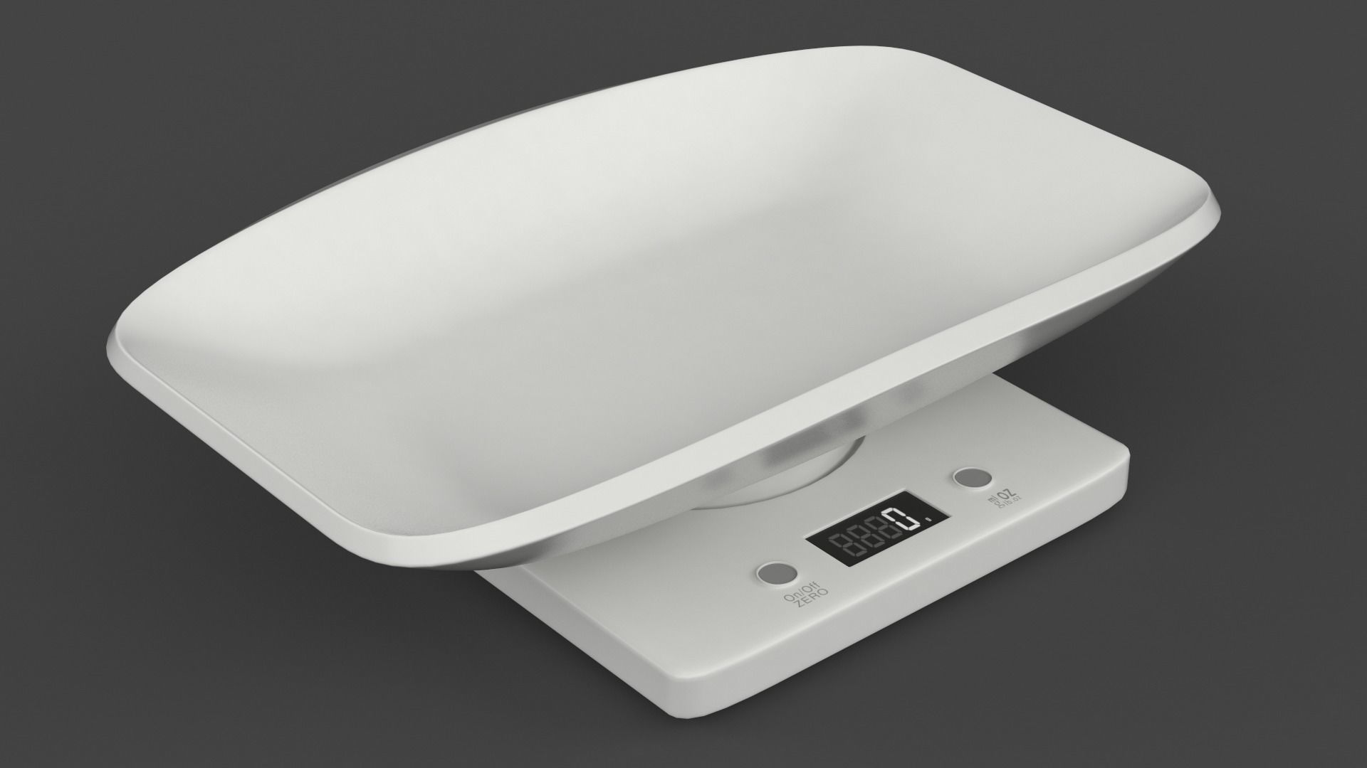 Digital Pet Scale 3D model_2