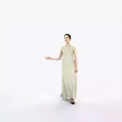 Eternal 17E Couple walking Event Elegant Woman Low-poly 3D model