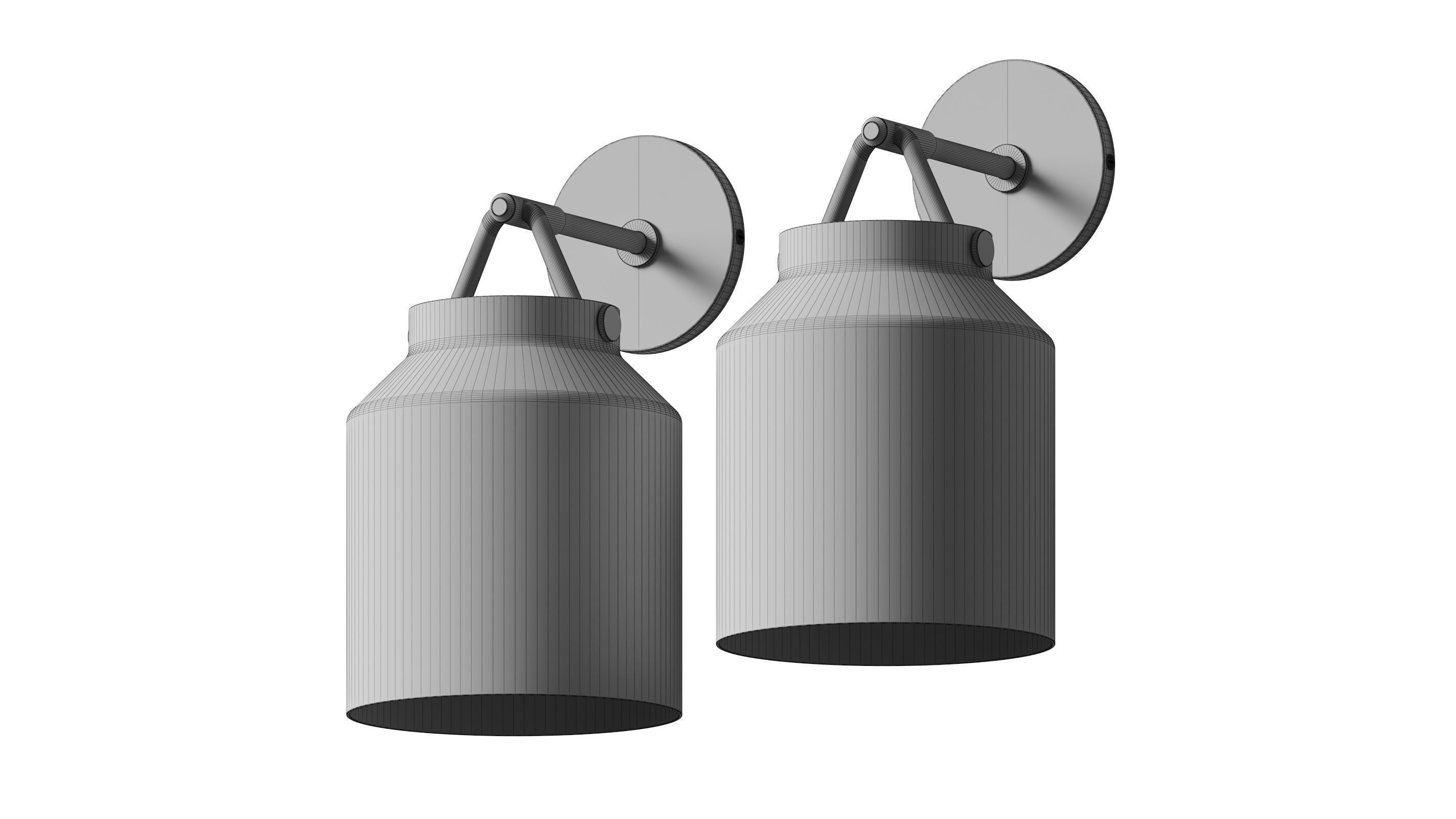 West Elm - Henry Sconce 3D model_2