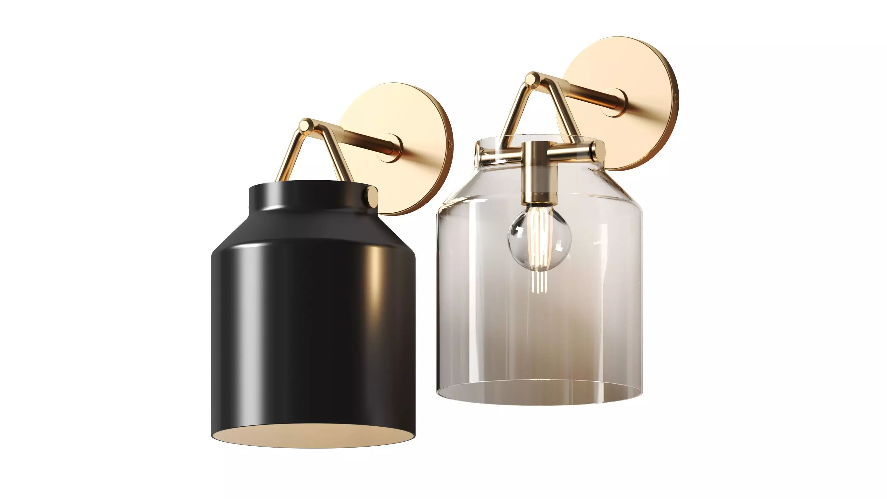 West Elm - Henry Sconce 3D model_0