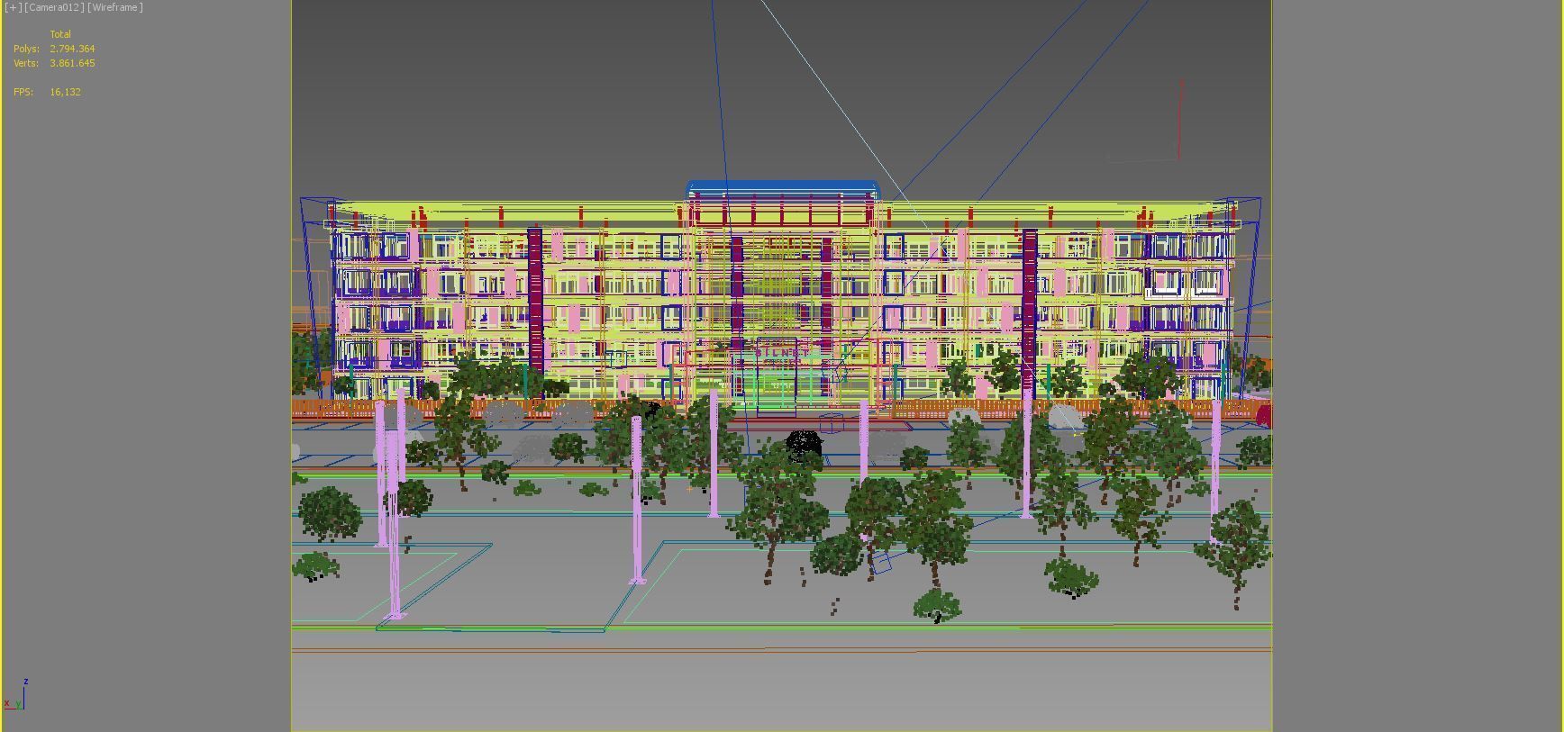STUDENT DORMITORY 3D model_8